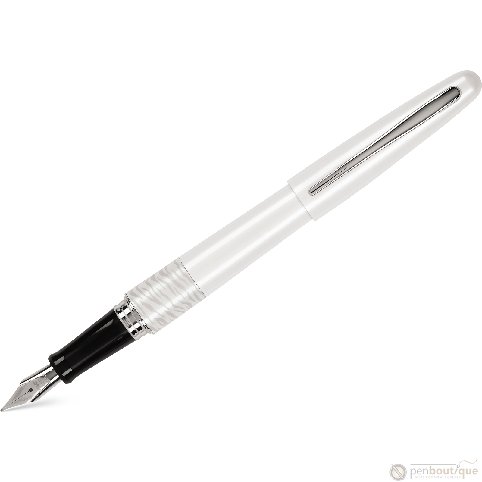 Pilot Metropolitan Fountain Pen White Tiger Medium Pen Boutique Ltd