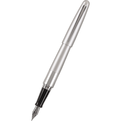 Pilot Fountain Pen - MR Collection - Plain Silver-Pen Boutique Ltd