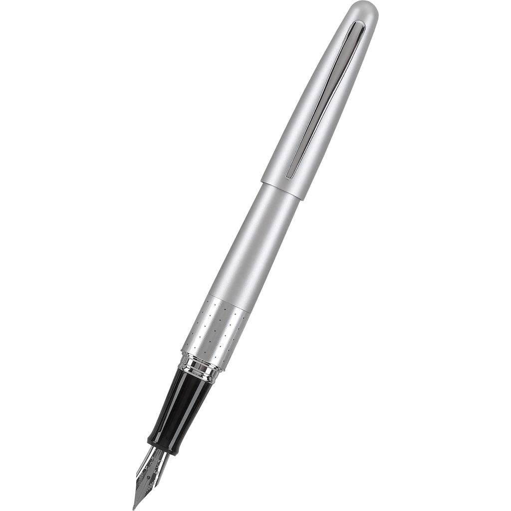 Pilot Fountain Pen - MR Collection - Silver Dots - Medium-Pen Boutique Ltd