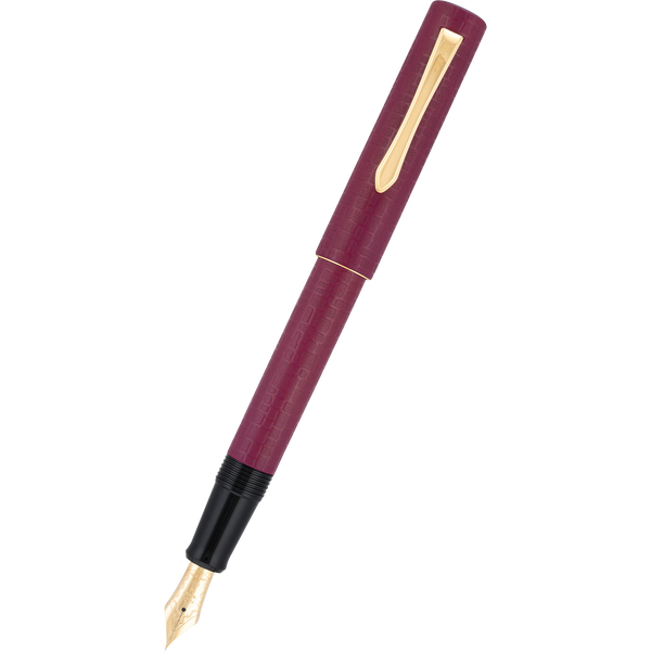 Pilot Ishime Fountain Pen - Burgundy-Pen Boutique Ltd