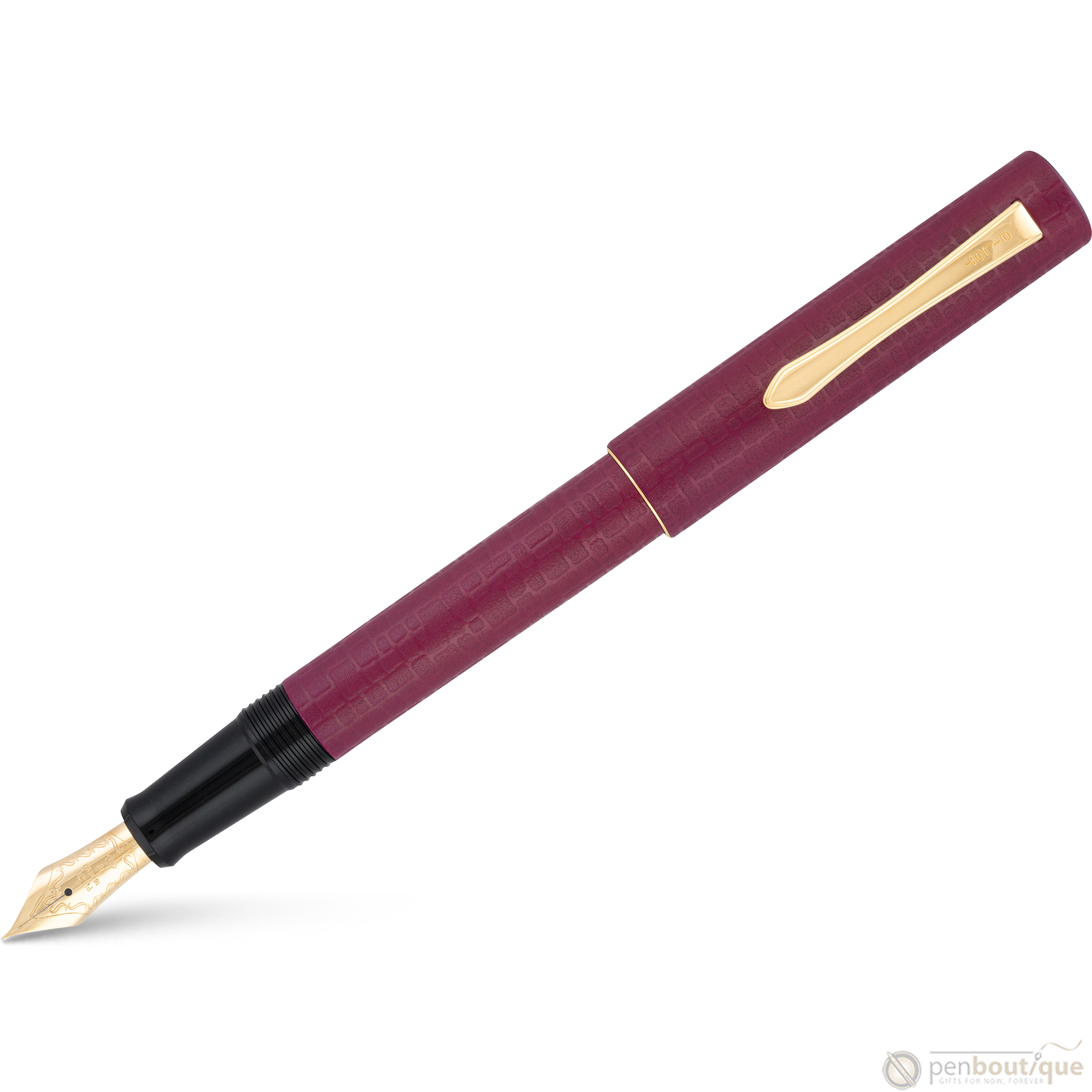 Pilot Ishime Fountain Pen - Burgundy-Pen Boutique Ltd