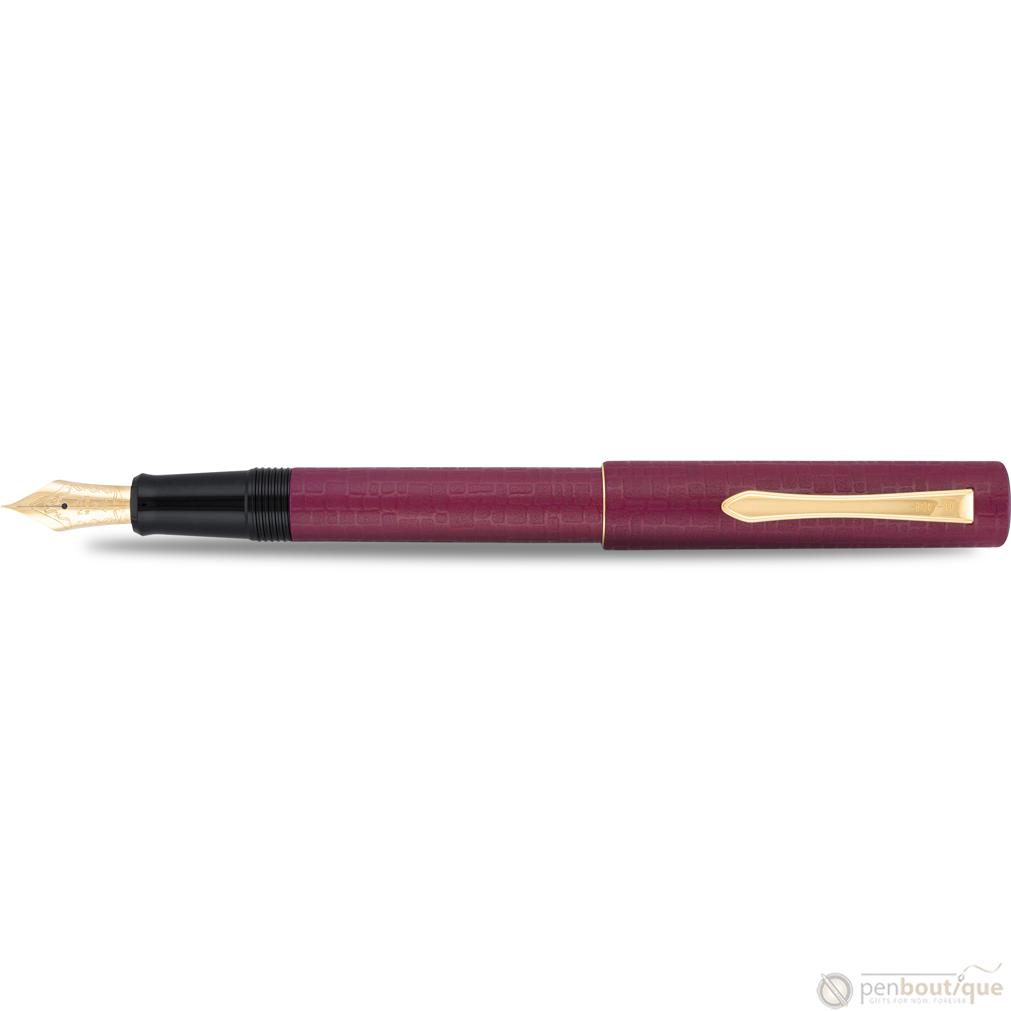 Pilot Ishime Fountain Pen - Burgundy-Pen Boutique Ltd