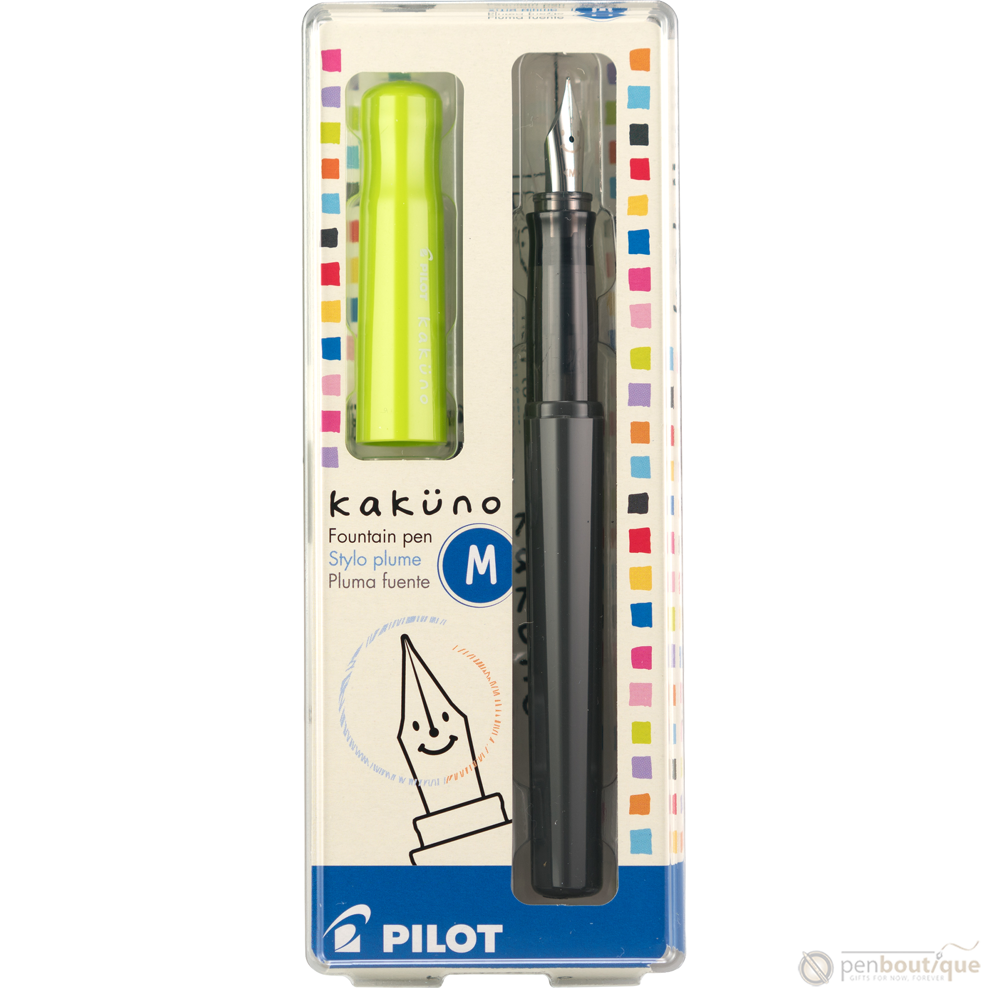 Pilot Kakuno Fountain Pen - Medium-Pen Boutique Ltd