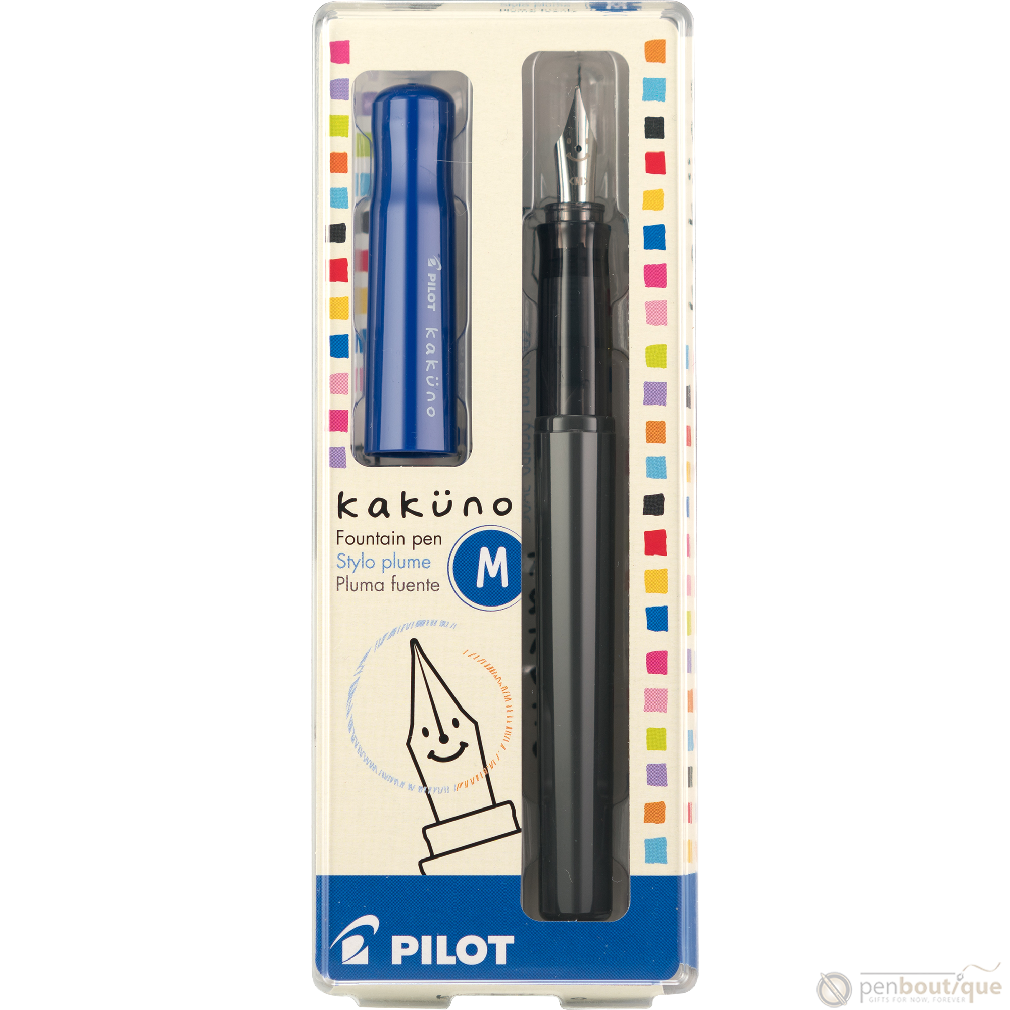 Pilot Kakuno Fountain Pen - Medium - Pen Boutique Ltd