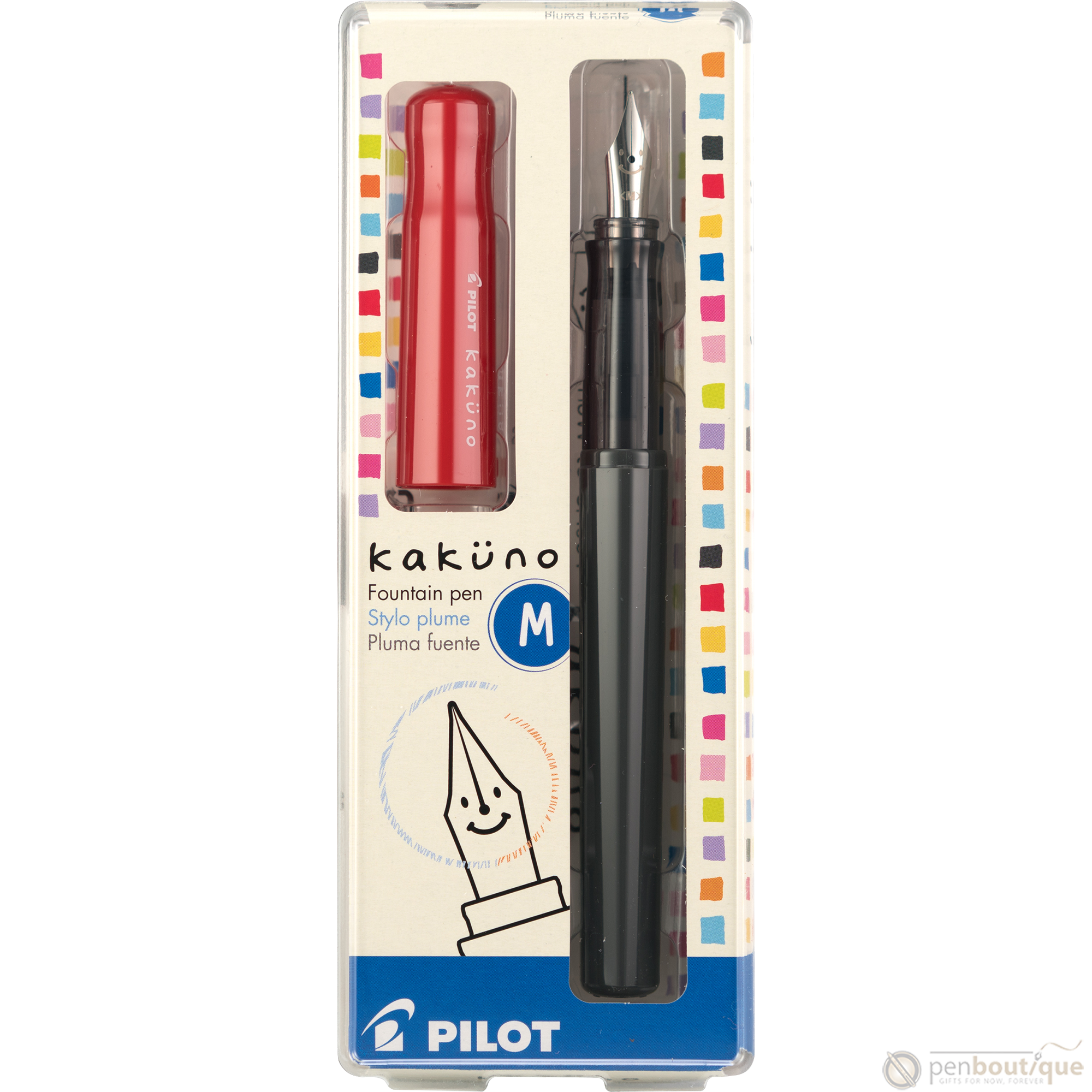 Pilot Kakuno Fountain Pen - Medium-Pen Boutique Ltd