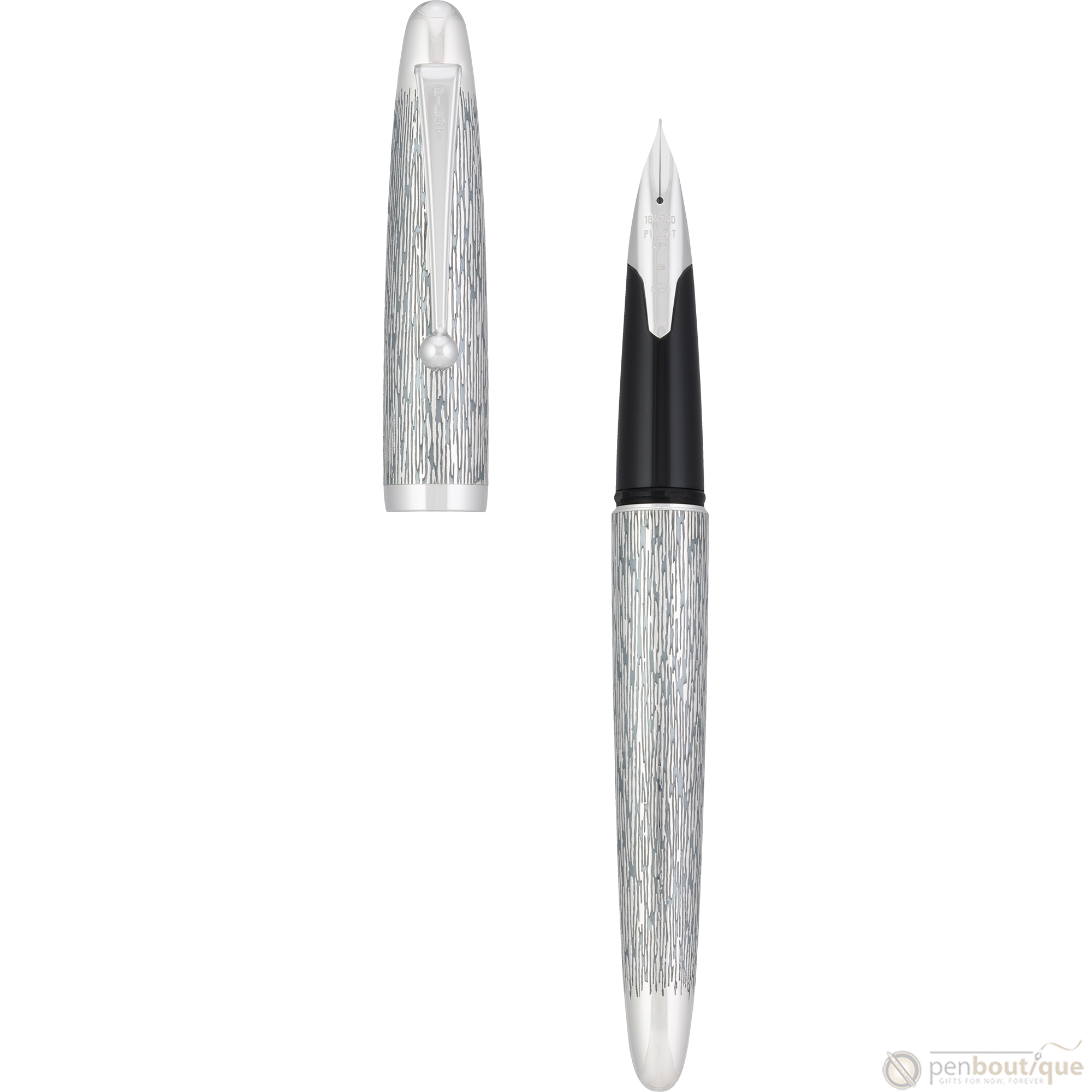 Pilot Sterling Fountain Pen - Silvern Thumugi-Pen Boutique Ltd