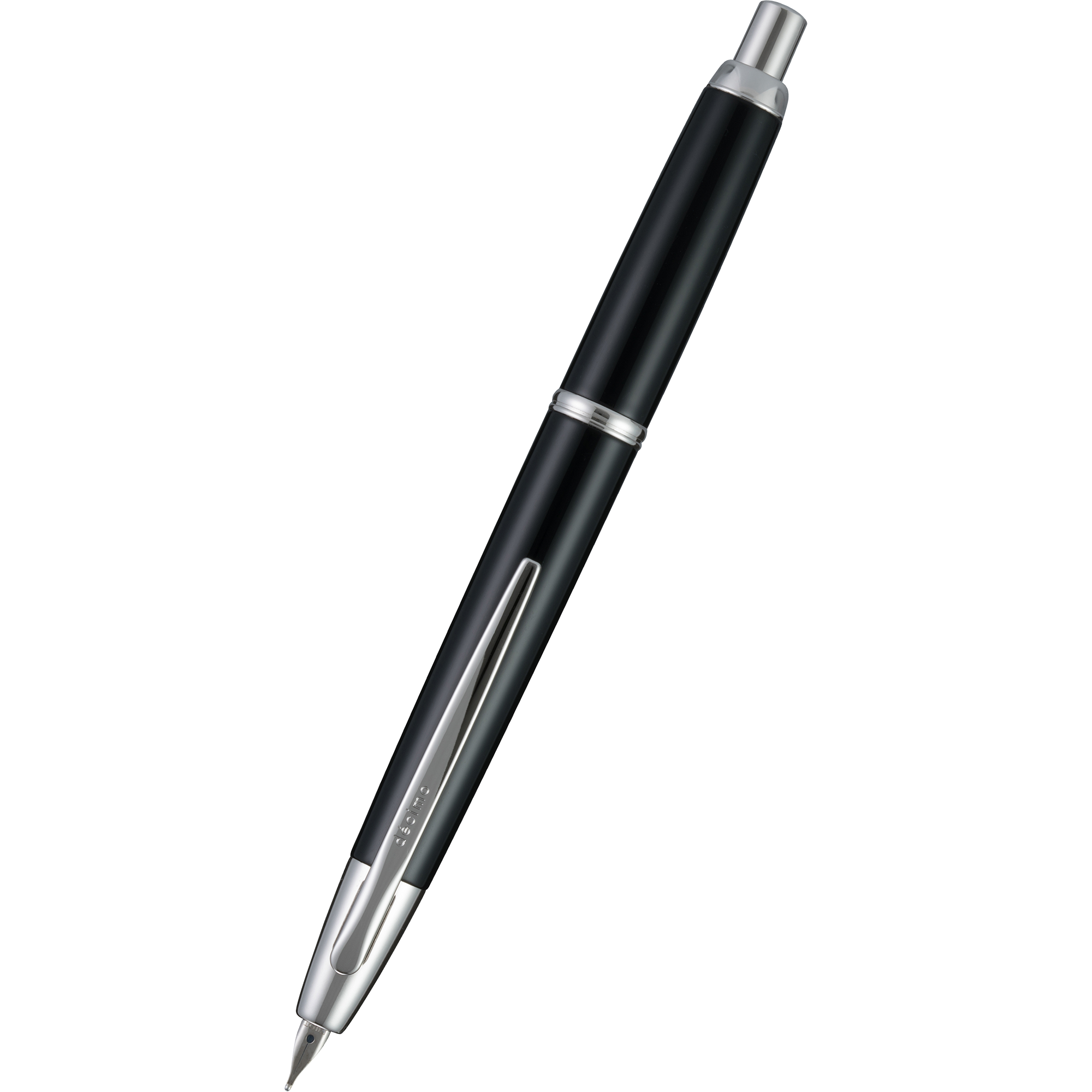 Pilot Vanishing Point Fountain Pen - Decimo Black-Pen Boutique Ltd