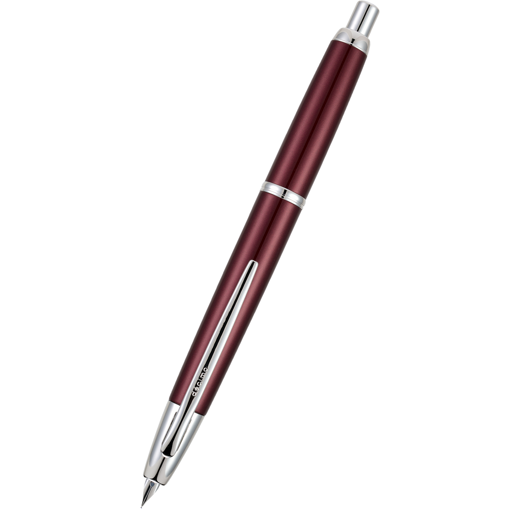 Pilot Vanishing Point Fountain Pen - Decimo Burgundy-Pen Boutique Ltd