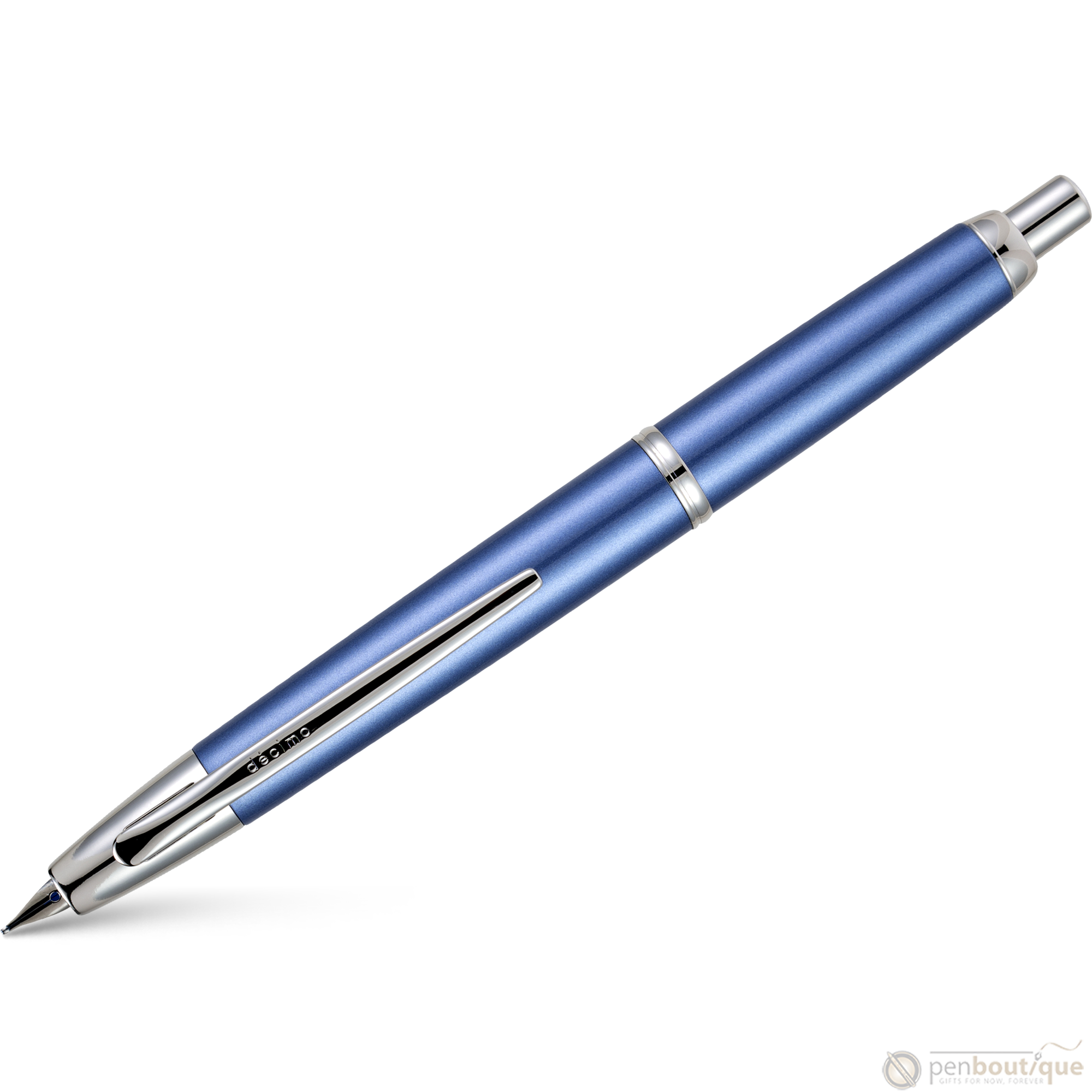 Pilot Vanishing Point Fountain Pen - Decimo Light Blue - Pen Boutique Ltd