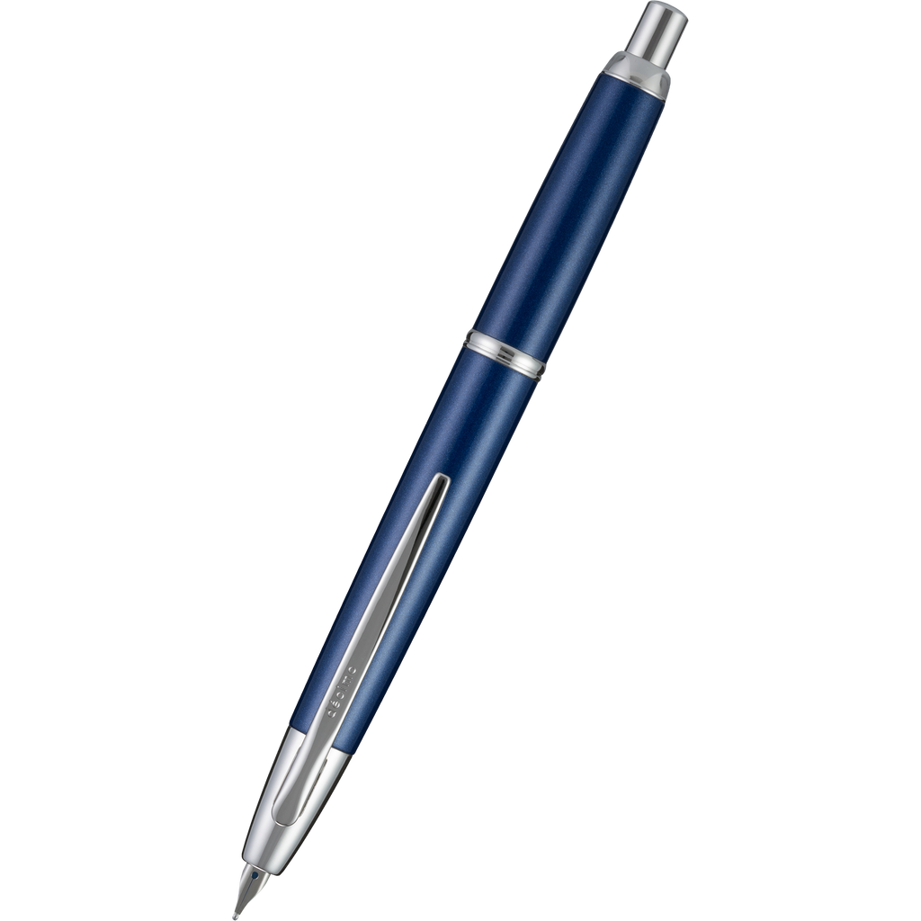 Pilot Vanishing Point Fountain Pen - Decimo Navy Blue-Pen Boutique Ltd