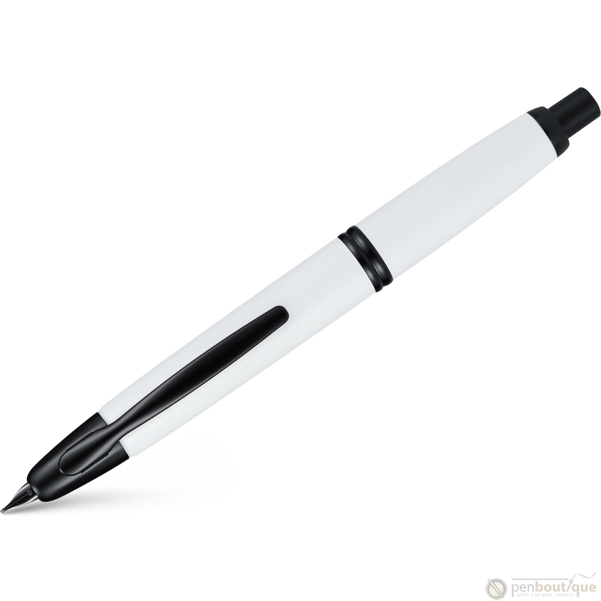 Pilot Vanishing Point Fountain Pen - White-Pen Boutique Ltd