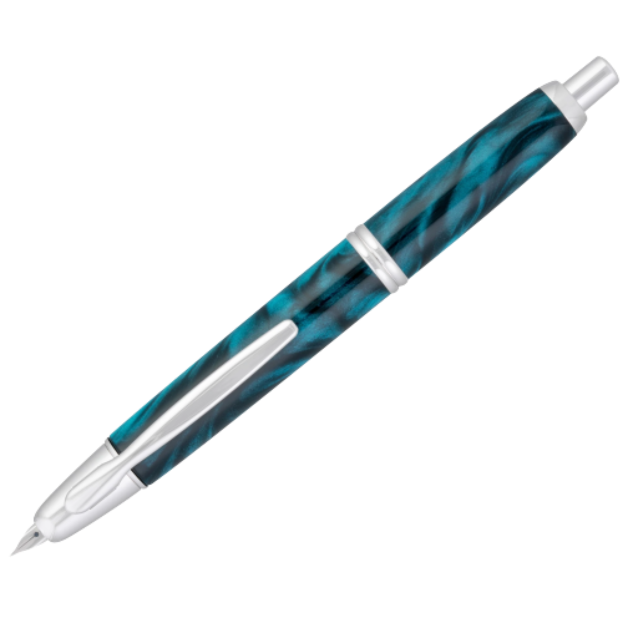 Pilot Vanishing Point SE Fountain Pen - Emerald Green Marble-Pen Boutique Ltd