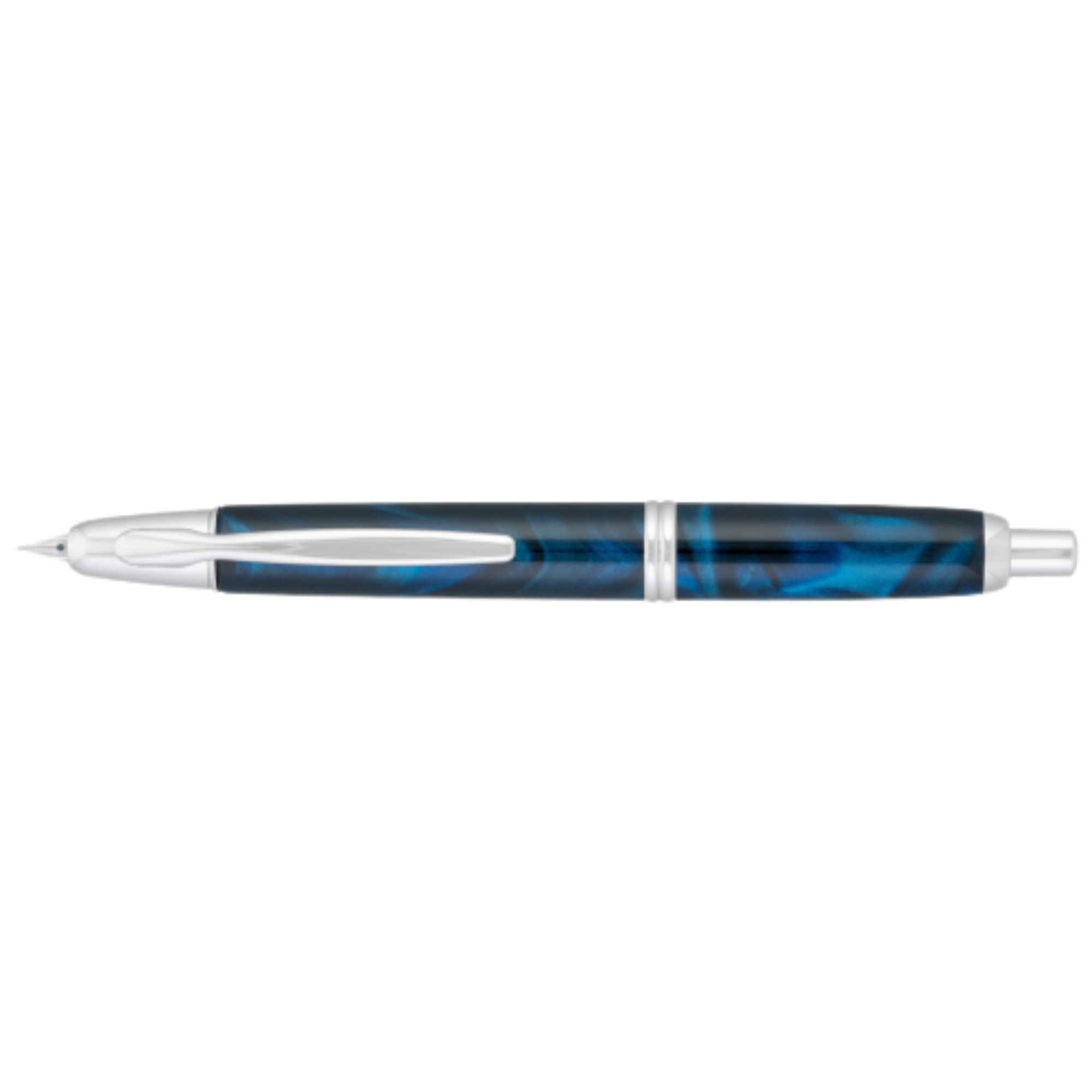 Pilot Vanishing Point SE Fountain Pen - Teal Blue Marble-Pen Boutique Ltd