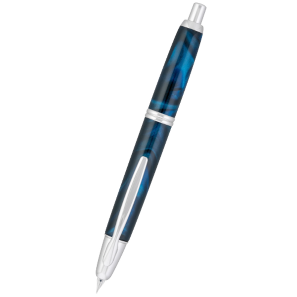 Pilot Vanishing Point SE Fountain Pen - Teal Blue Marble-Pen Boutique Ltd