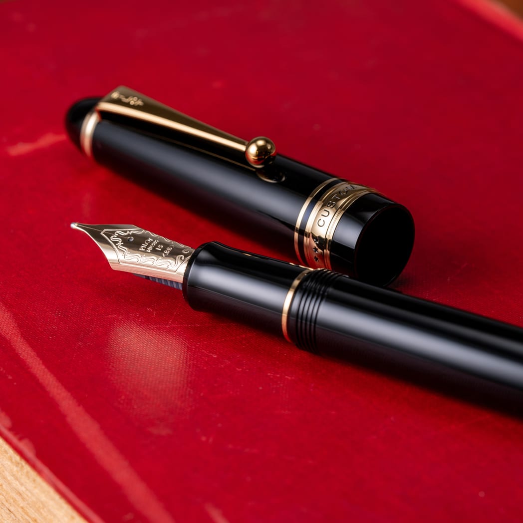 Pilot Custom 743 Fountain Pen - Black-Pen Boutique Ltd