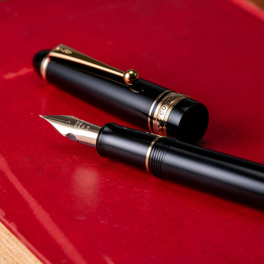 Pilot Custom 743 Fountain Pen - Black-Pen Boutique Ltd