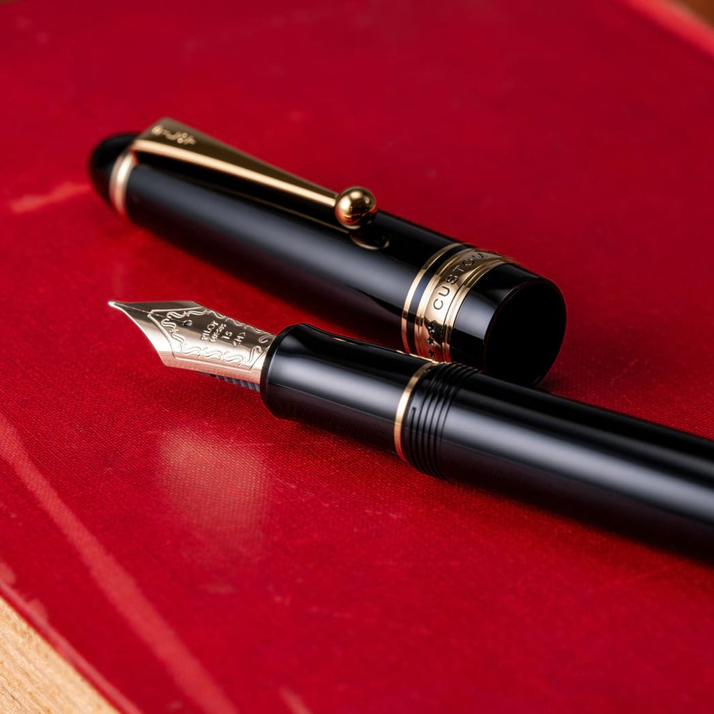 Pilot Custom 743 Fountain Pen - Black-Pen Boutique Ltd