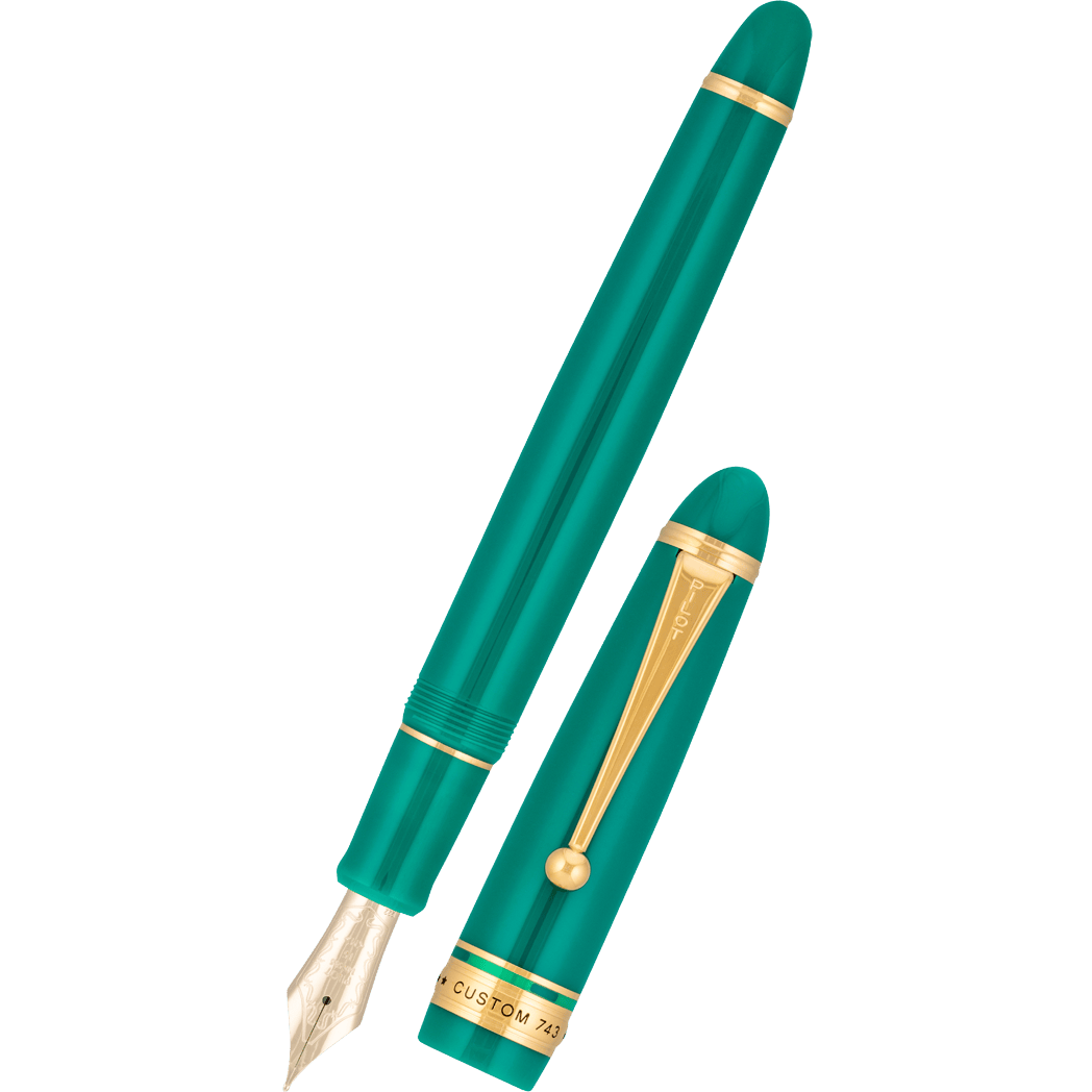 Pilot Custom 743 Fountain Pen - Green (US Exclusive)-Pen Boutique Ltd