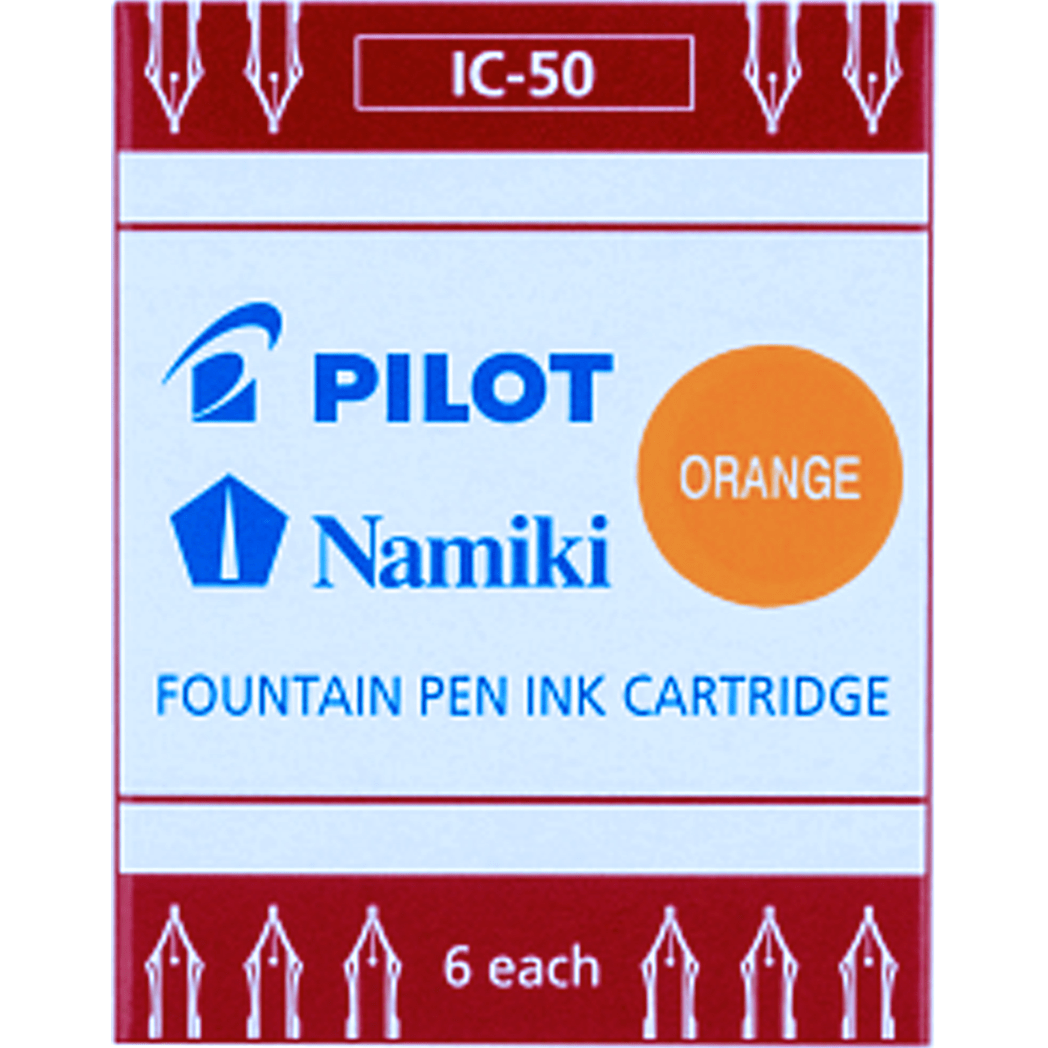 Pilot Fountain Pen Ink Cartridges - Orange-Pen Boutique Ltd