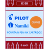 Pilot Fountain Pen Ink Cartridges - Orange-Pen Boutique Ltd