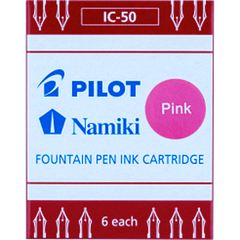 Pilot Fountain Pen Ink Cartridges - Pink-Pen Boutique Ltd