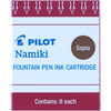 Pilot Fountain Pen Ink Cartridges - Sepia-Pen Boutique Ltd