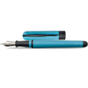 Pineider Avatar UR Fountain Pen - Ice Blue - Matte Black Trim-Pen Boutique Ltd