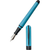 Pineider Avatar UR Fountain Pen - Ice Blue - Matte Black Trim-Pen Boutique Ltd