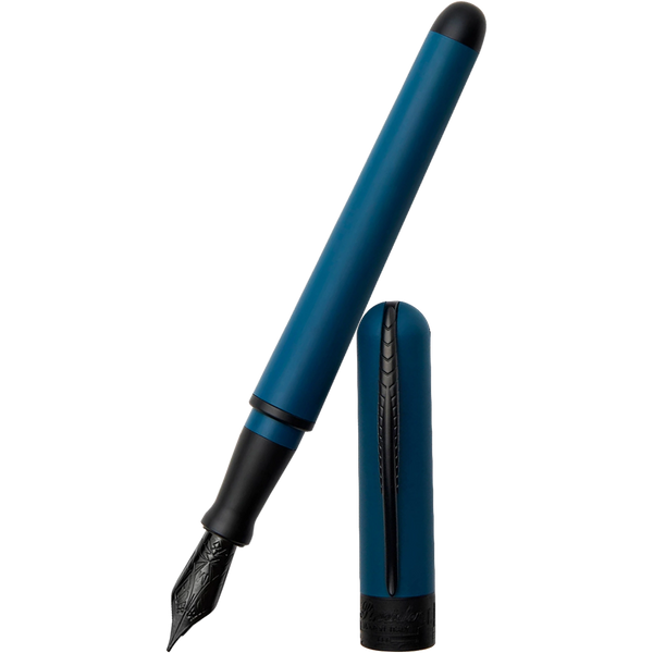 Pineider Avatar UR Fountain Pen - Lapis Blue - Matte Black Trim-Pen Boutique Ltd
