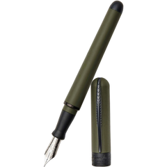 Pineider Avatar UR Fountain Pen - Military Green - Matte Black Trim-Pen Boutique Ltd
