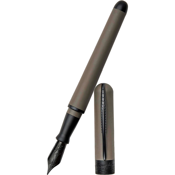 Pineider Avatar UR Fountain Pen - Stone - Matte Black Trim-Pen Boutique Ltd
