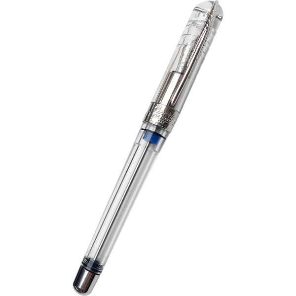 Pineider Avatar UR Traveler Fountain Pen - Twin Tank Touchdown Clear-Pen Boutique Ltd