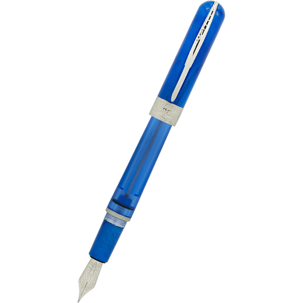Pineider Avatar UR Traveler Fountain Pen - Twin Tank Touchdown Neptune Blue-Pen Boutique Ltd