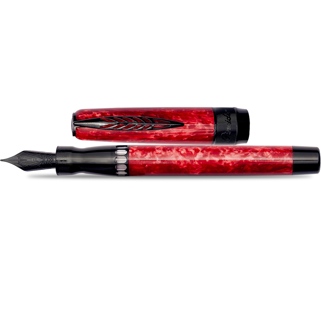 Pineider La Grande Belleza (Great Beauty) Fountain Pen - Rocco Red-Pen Boutique Ltd