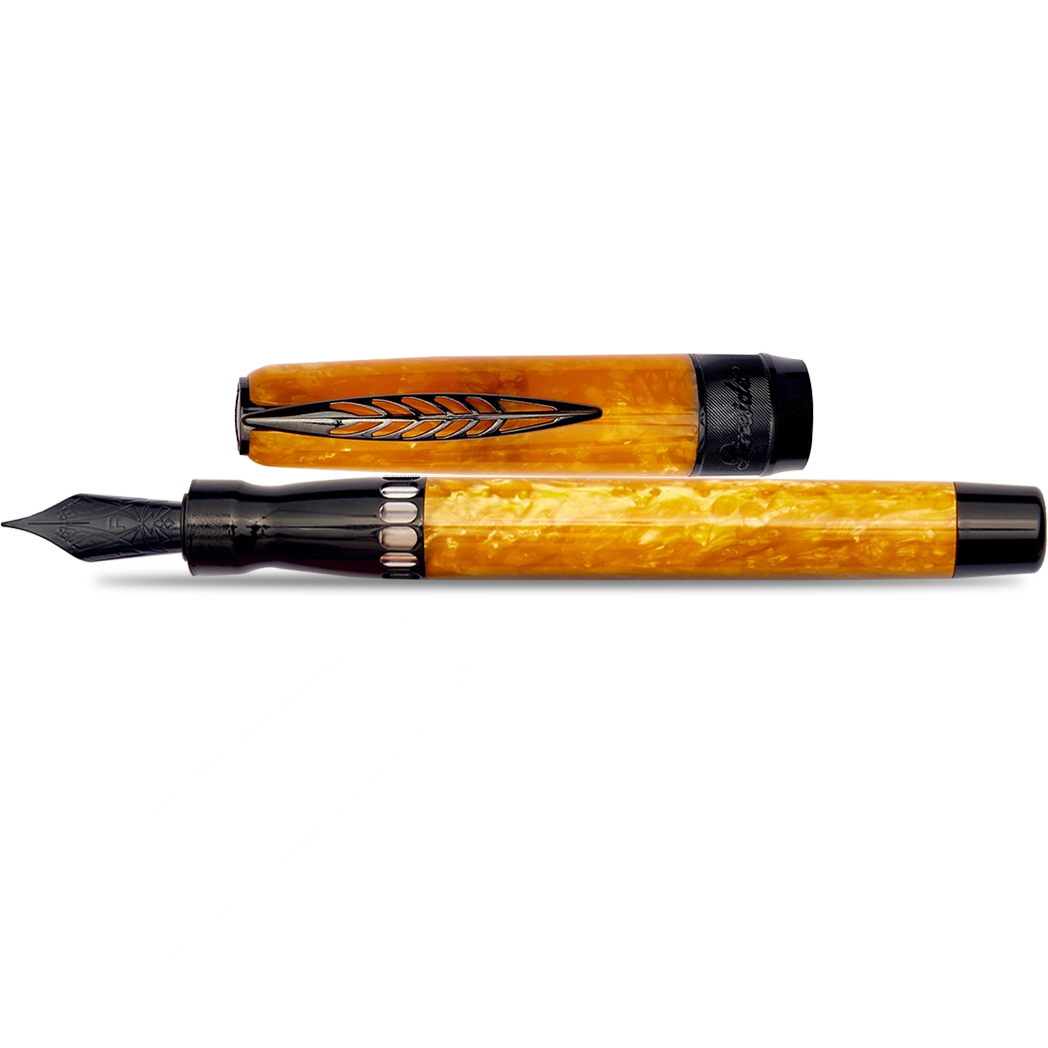 Pineider La Grande Belleza (Great Beauty) Fountain Pen - Rocco Yellow ...