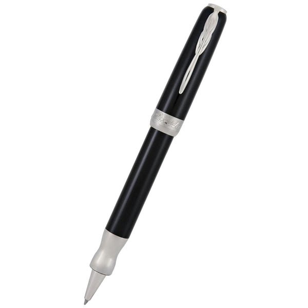 Pineider La Grande Belleza(Great Beauty) Gemstone Rollerball Pen - Uber Black