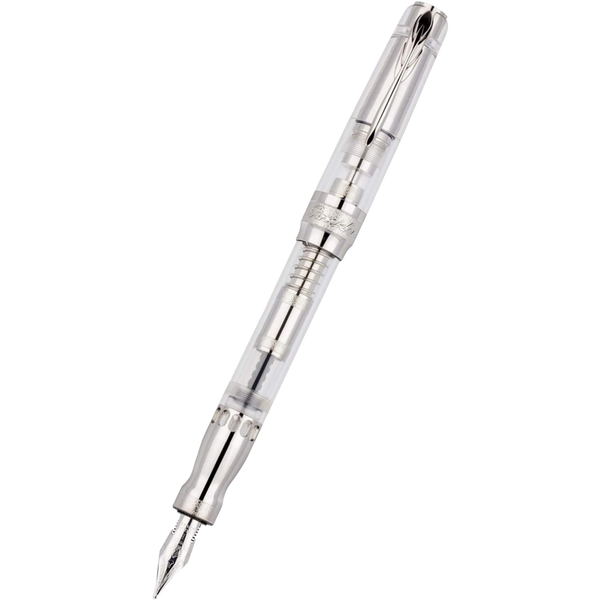 Pineider Mystery Filler Demonstrator Fountain Pen - White Sugar-Pen Boutique Ltd