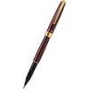 Platinum Classic Brush Pen - Burgundy w/ Gold trim