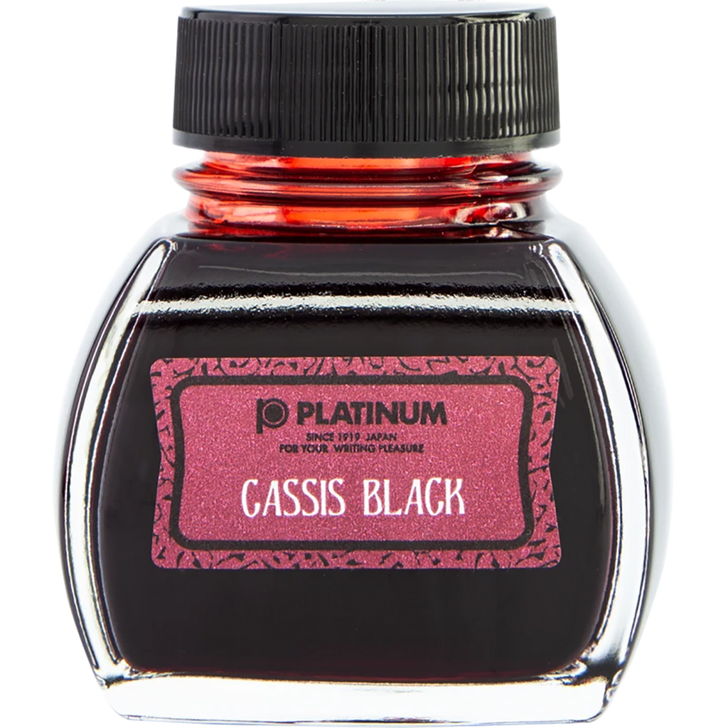 Platinum Classic Cassis Black Ink Bottle 60ml-Pen Boutique Ltd