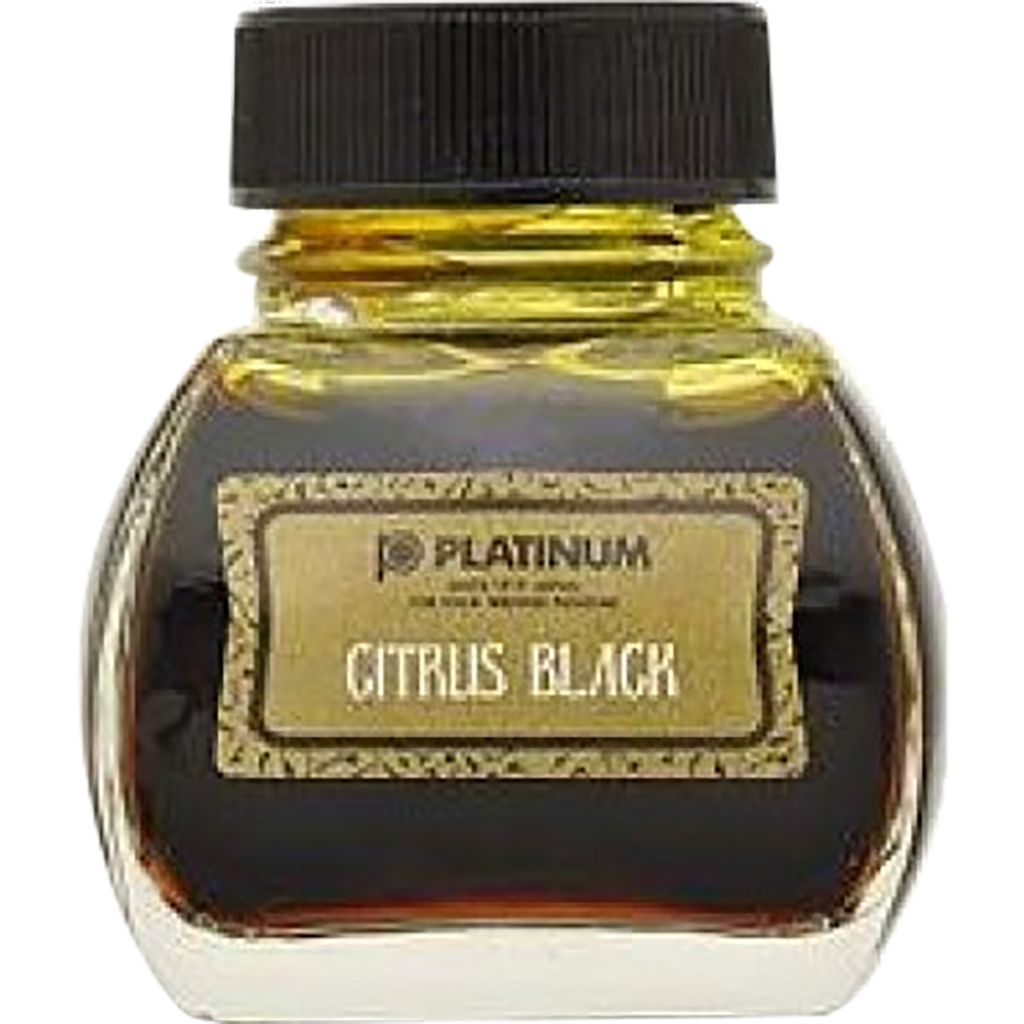 Platinum Classic Citrus Black Ink Bottle 60ml-Pen Boutique Ltd