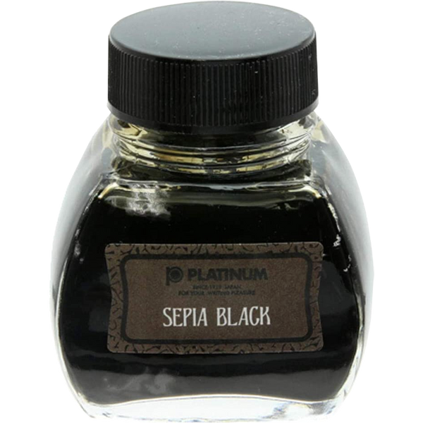 Platinum Classic Sepia Black Ink Bottle 60ml-Pen Boutique Ltd