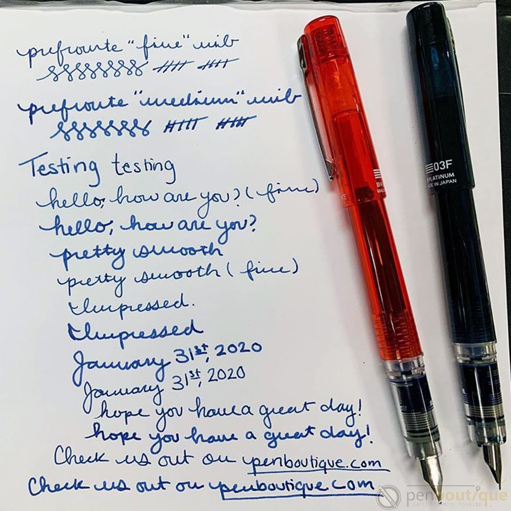 Platinum Prefounte Fountain Pen-Pen Boutique Ltd