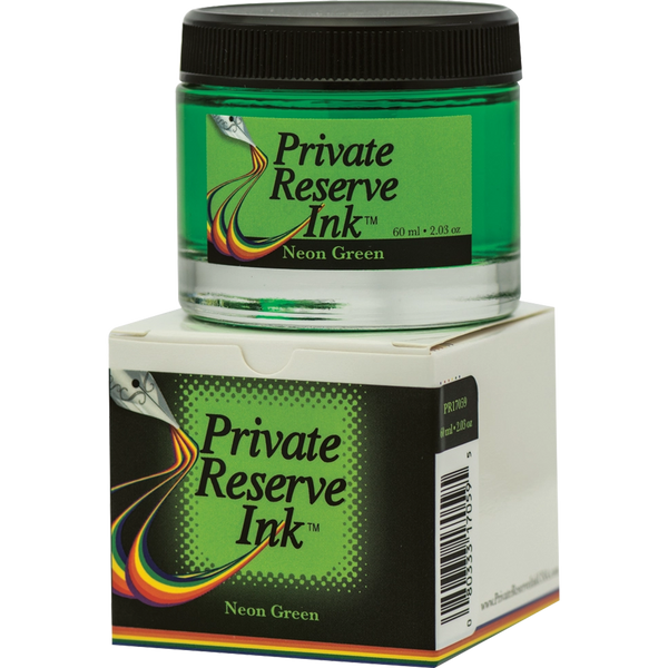 Private Reserve Ink Bottle - Neon Green - 60ml-Pen Boutique Ltd
