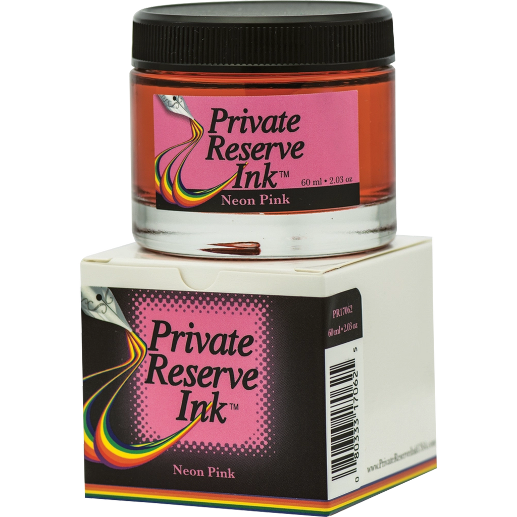 Private Reserve Ink Bottle - Neon Pink - 60ml-Pen Boutique Ltd