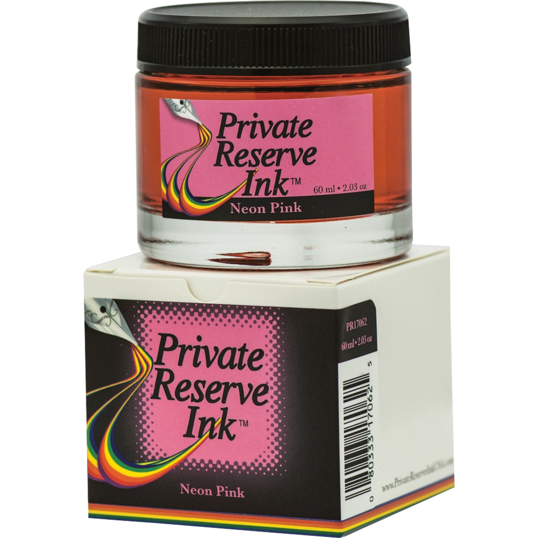 Private Reserve Ink Bottle - Neon Pink - 60ml-Pen Boutique Ltd