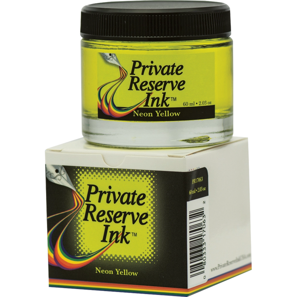Private Reserve Ink Bottle - Neon Yellow - 60ml-Pen Boutique Ltd