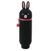 Punilabo Silicone Stand Up Pen Cases - Black Rabbit-Pen Boutique Ltd