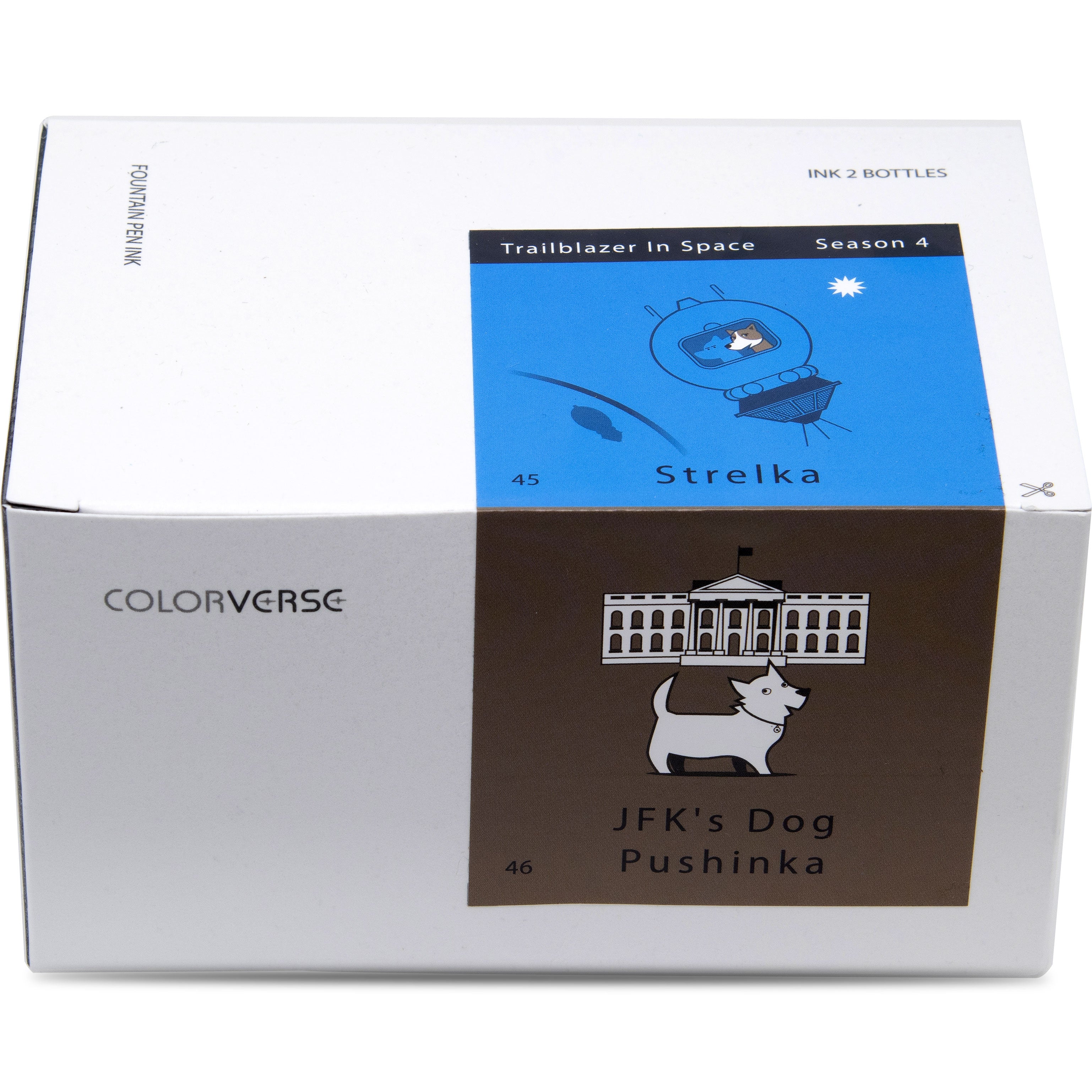 Colorverse Ink - Trailblazer In Space - Strelka & JFK's Dog Pushinka