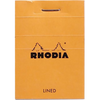 Rhodia N° 10 Pad - Orange - Lined Ruling-Pen Boutique Ltd