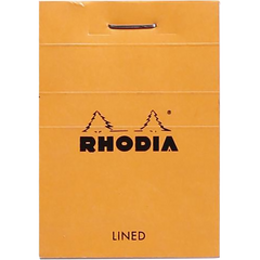 Rhodia N° 10 Pad - Orange - Lined Ruling-Pen Boutique Ltd